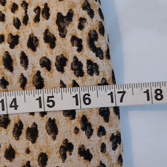Diane Von Furstenberg Leopard Print Pencil Straight Skirt Womens Size 2 Stretch - Picture 10 of 11